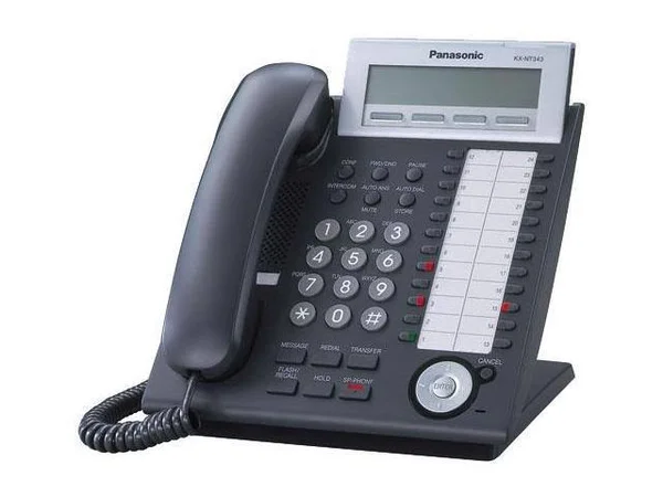 Panasonic KX-NT343-B Hybrid Corded IP Phone (Black)