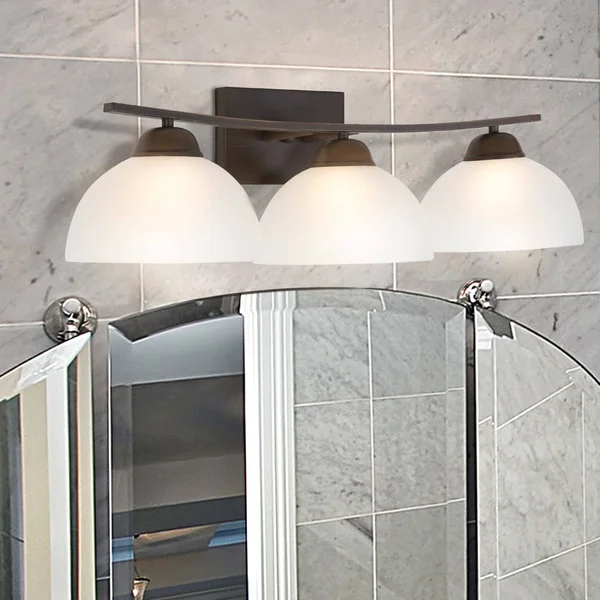 Yosemite Home Decor Alta Peak 107-3V-AWCF Bathroom Vanity Light - White