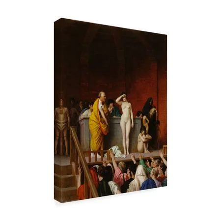 Trademark Fine Art 'Market in Rome' Canvas Art by Gerome - Size: 24 x 32
