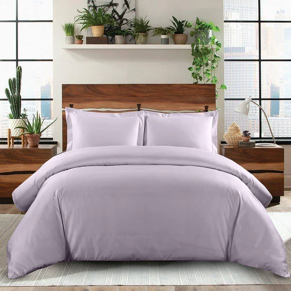 Duvet Cover Set Solid 600 Thread Count Full/Queen - Sage