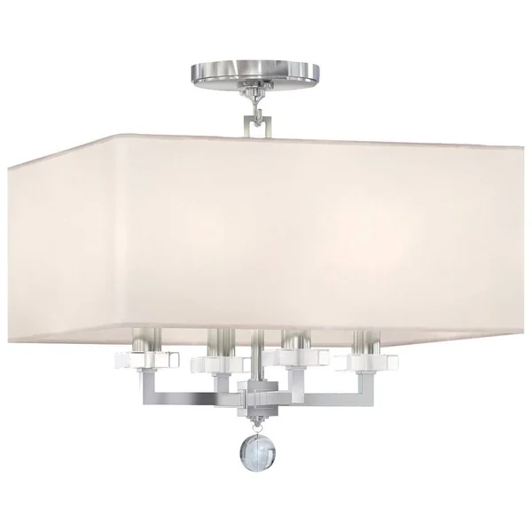 Crystorama 8105-AG Paxton 4 Light Antique Gold Mini Chandelier