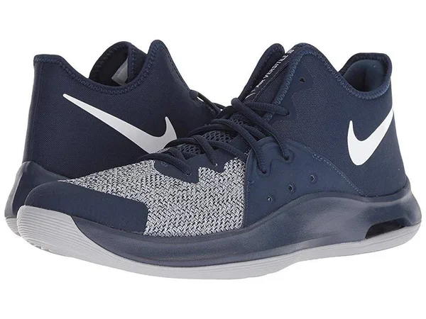 Nike Air Versitile III Adult Basketball Shoes, M13W14.5, Midnight Navy White