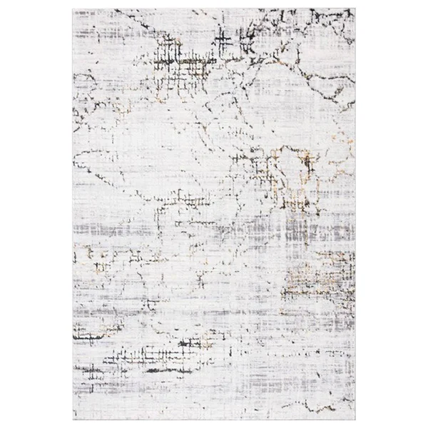 Safavieh Amelia Gorden Abstract Area Rug - Grey/Gold, 4&5 inch x 6&5 inch