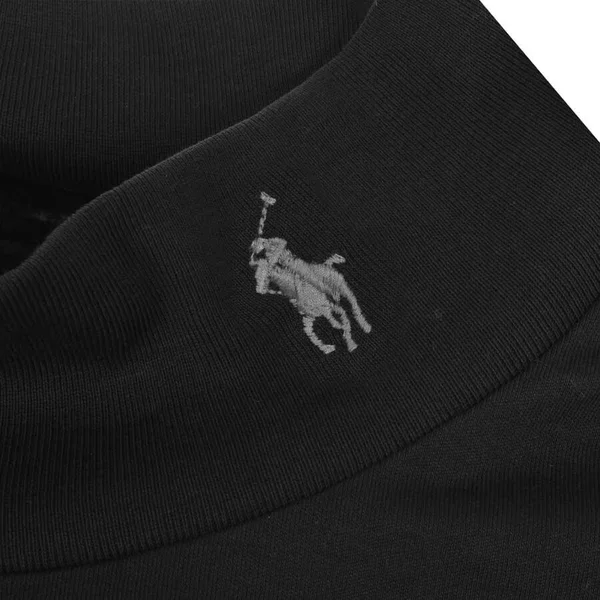 Ralph Lauren Long Sleeved High Neck T Shirt Black