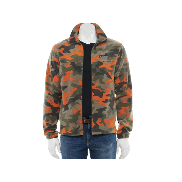 Columbia Men's Steens Mountain Print Jacket - XXL - Orangecamo