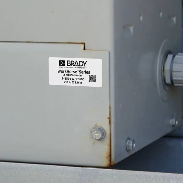 Brady, B30C-2250-565-SL, Silver Metallized Polyester Label