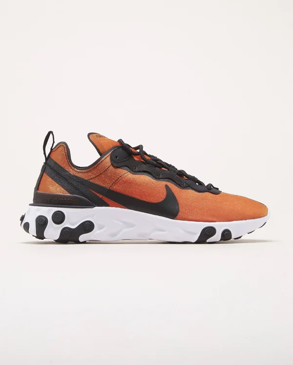 Nike React Element 55 Black Tour Yellow Size 8