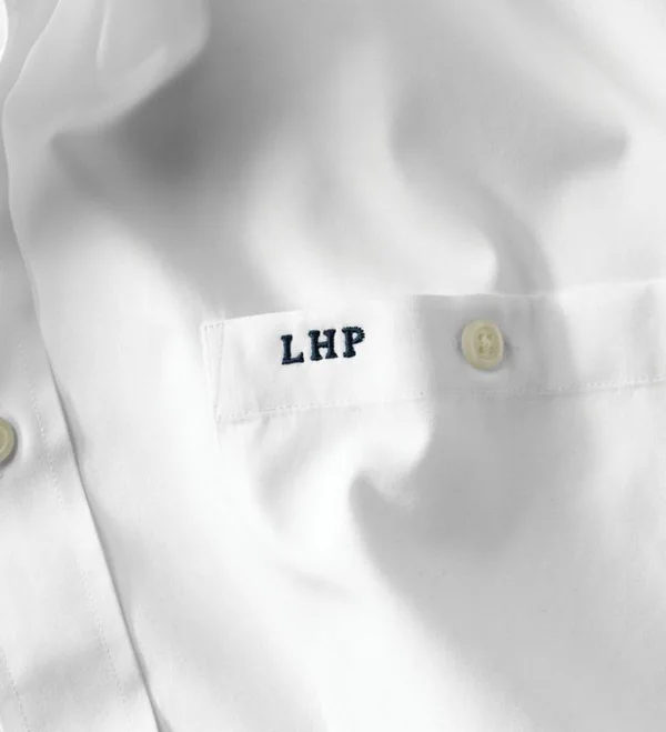 Men's Pure Cotton Wrinkle-Free Pinpoint Oxford Long-Sleeved Shirt - White, Size Large, Orvis