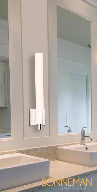Sonneman 2440.01-FT Tubo Slim Polished Chrome LED Wall Sconce