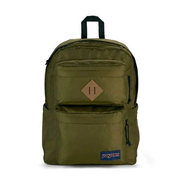 Jansport Double Break Backpacks - Army Green