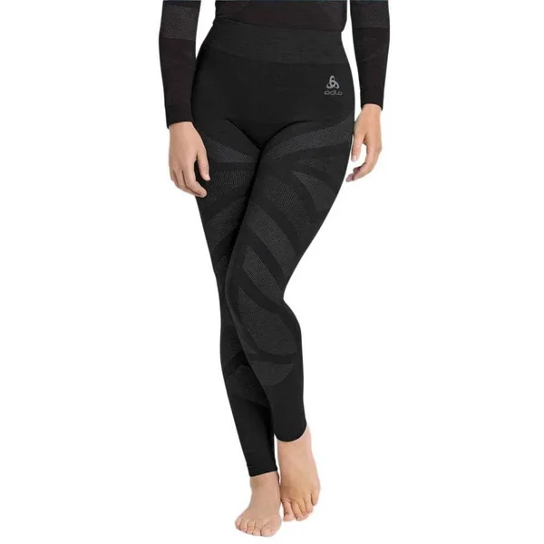 Odlo Women's Natural + Kinship Warm Base Layer Bottoms Black L