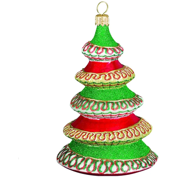 Joy to The World Glitterazzi Ribbon Candy Tree Ornament