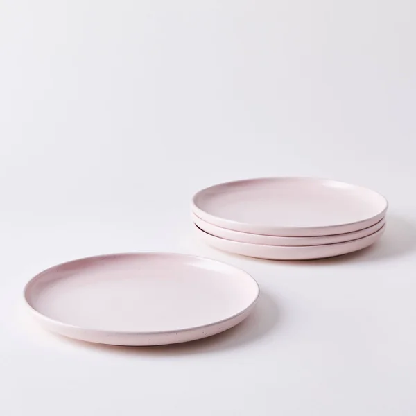 Casafina Modern Classic Ceramic Dinnerware & Serveware - Blush - Dinner Plate (Set of 4)