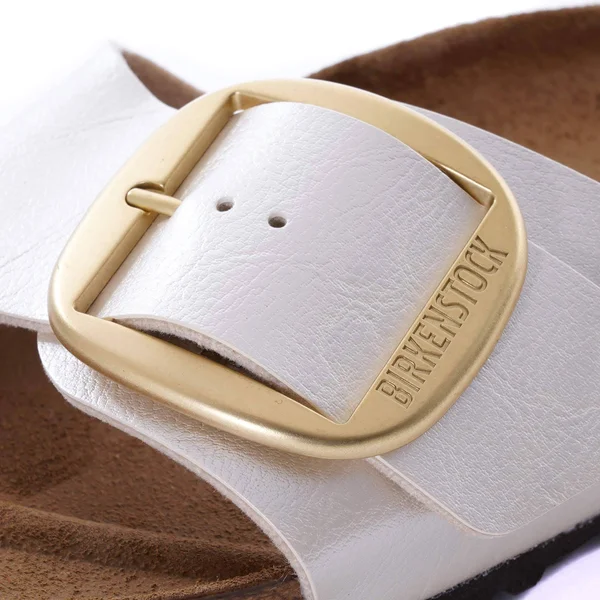 Birkenstock Madrid Big Buckle Birko-Flor Graceful Pearl White 36 EU