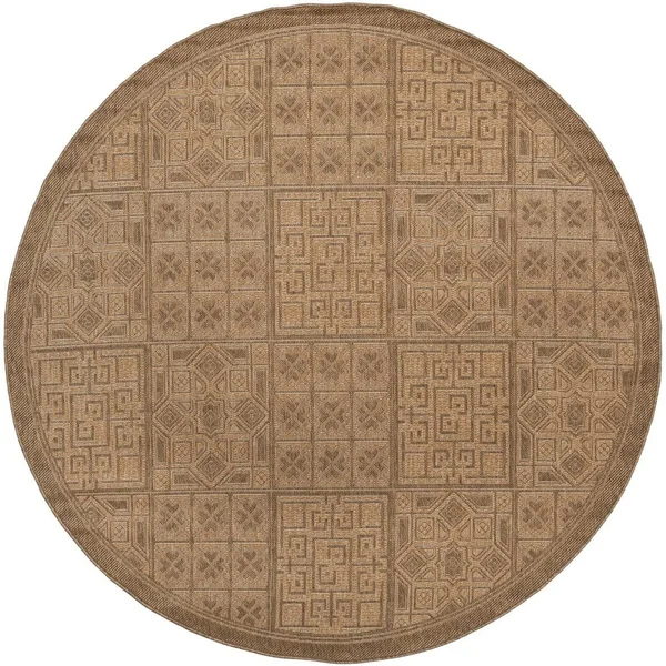 Safavieh Courtyard Area Rug CY6947 Gold, Natural, 9& x 12&