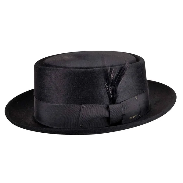 Bailey of Hollywood Jett Pork Pie Hat Black 6 3/4
