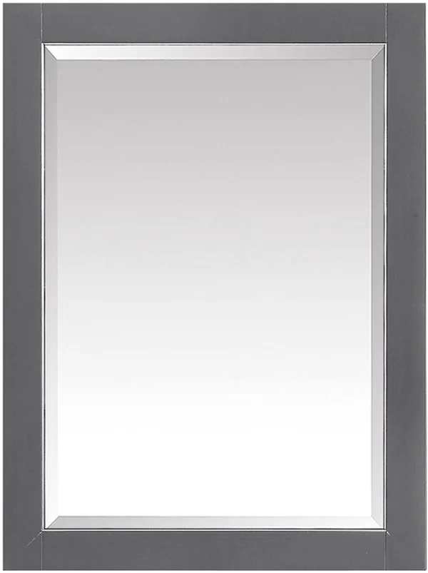 Avanity 170512-MC22-TGG Allie-Austen 22 inch Mirror Cabinet for in Twilight Gray with Gold Trim