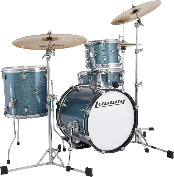 Ludwig Breakbeats Shell Pack by Questlove - Azure Sparkle