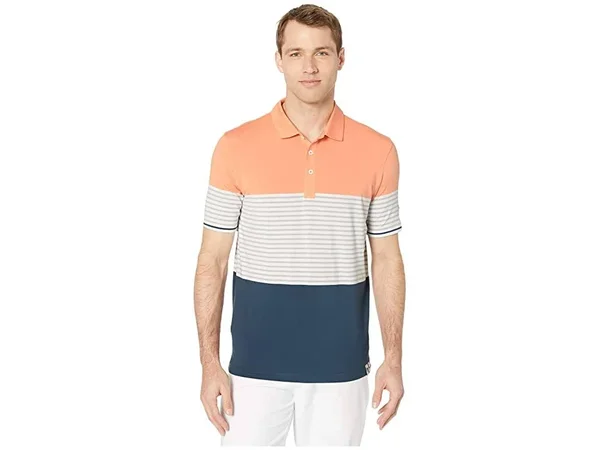 Puma Cloudspun Taylor Golf Polo - Cantaloupe - XXL