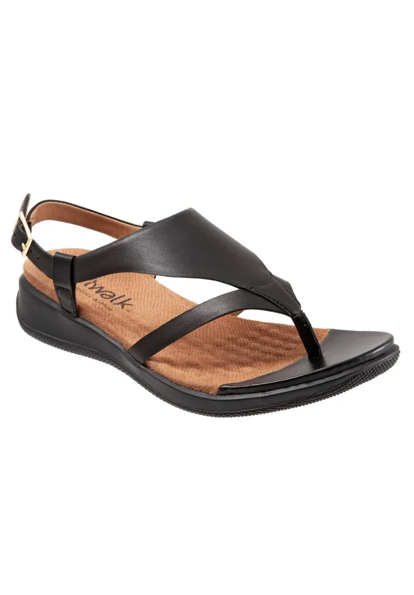 Women's SoftWalk Temara Sandal - Size 6.5 W - Black