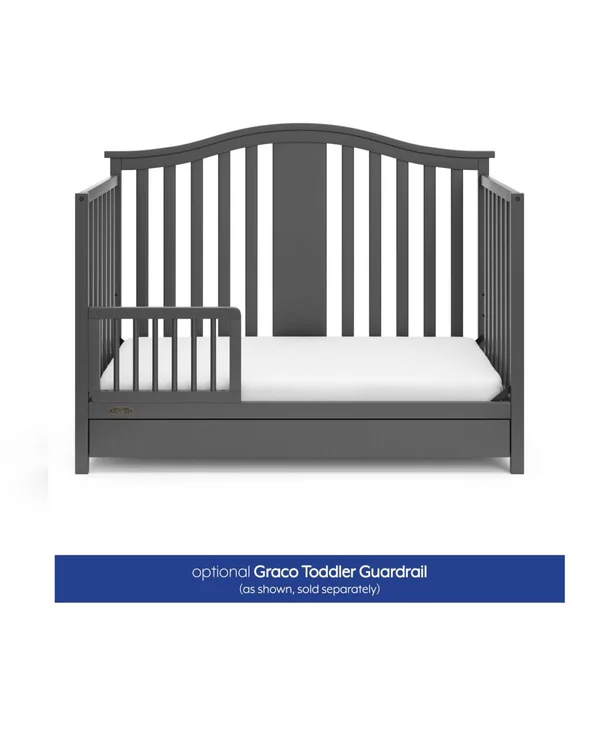 Graco Solano 4 in 1 Convertible Crib with Drawer Espresso