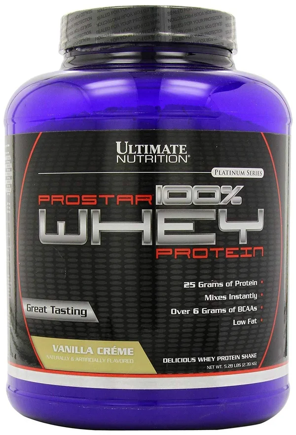 Ultimate Nutrition ProStar Whey Protein - Creamy Vanilla - 5 lb