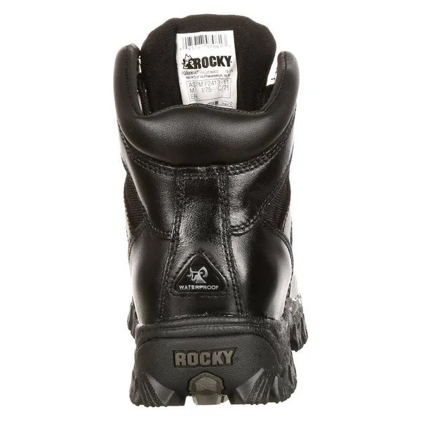 Rocky 6in AlphaForce Waterproof Composite Toe Black