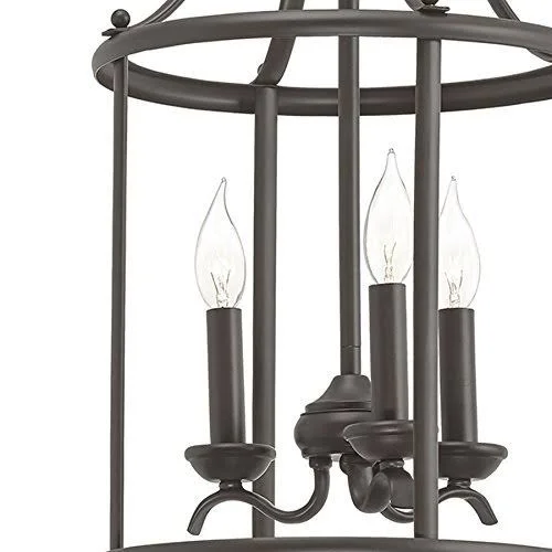 Aztec Lighting Transitional 3-Light Olde Bronze Pendant 34716