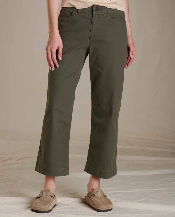 Toad & Co Women's Earthworks Wide Leg Pant - 6 - Starfish