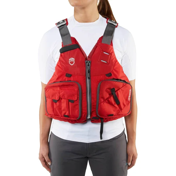NRS - Chinook Fishing PFD L-XL, Red