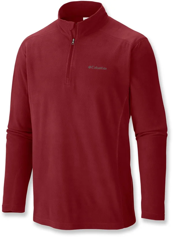 Columbia Men's Klamath Range II Half-Zip Top Red Element XL