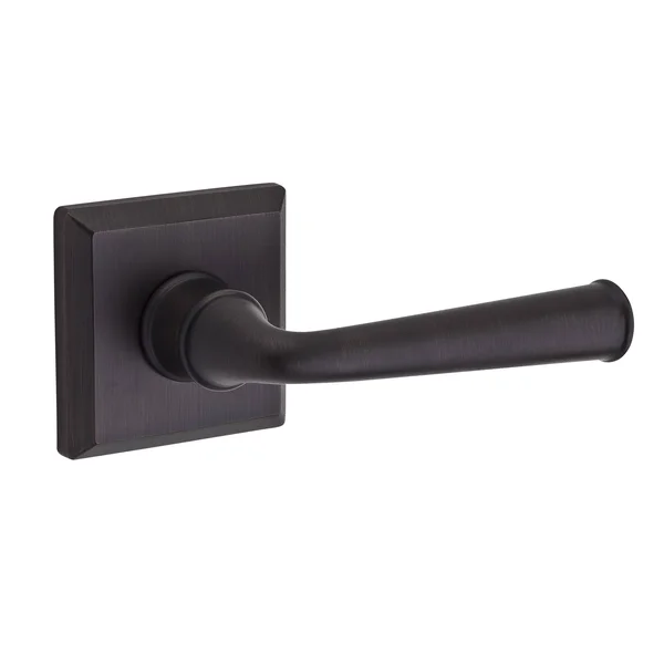 Baldwin Reserve PSFEDTSR112 Passage Federal Lever and Traditional Square Rose Venetian Bronze Finish