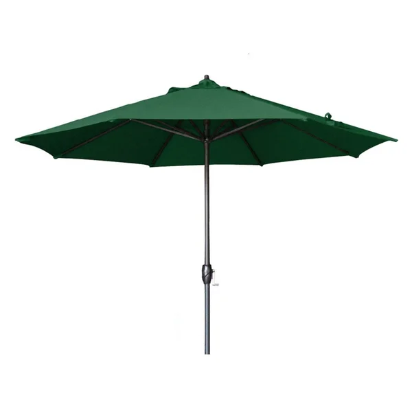 Lauren and Company 9& Hunter Green Aluminum Patio Umbrella - Blue