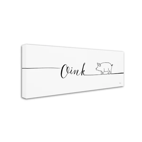 Trademark Fine Art 'Underlined Farm I' Canvas Art by Veronique Charron, Size: 14 x 32