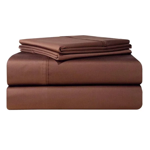 Pointehaven 500 Thread Count Sheet Set - Dk Brown - King