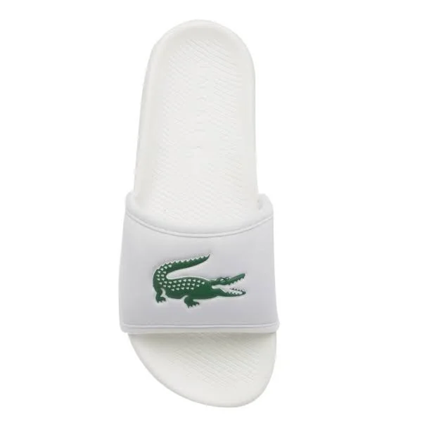 Lacoste Croco Slide 119 3 737CMA0020082 Slides White - Mens, Synthetic