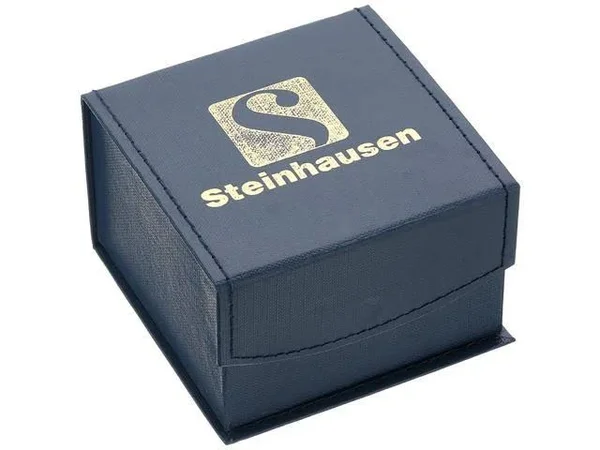 Steinhausen Classic Men's S0119 Altdorf Swiss Quartz Rose Gold Black Leather Band Watch
