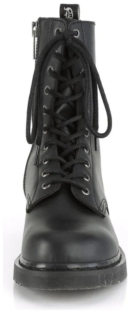Demonia - Unisex BOLT-200 Boots Black Vegan, Size-7