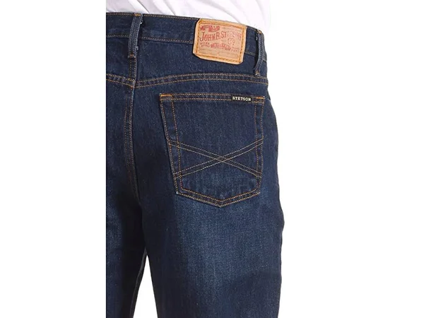 Stetson 1520 Fit Jeans - Mens, Dark Rinse