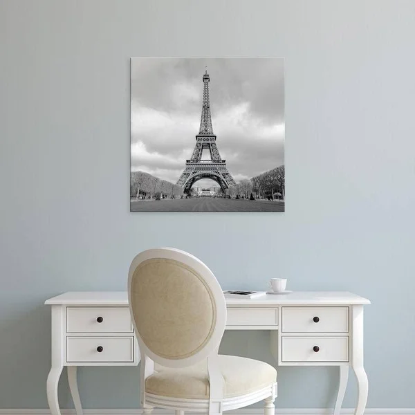 Easy Art Prints Alan Blaustein's 'Tour Eiffel #16' Premium Canvas Art - 36 x 36 - Classic Black Frame