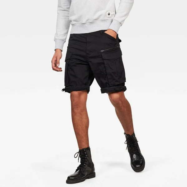 G-Star Raw Rovic Zip Loose 1/2 - Black - Casual Shorts