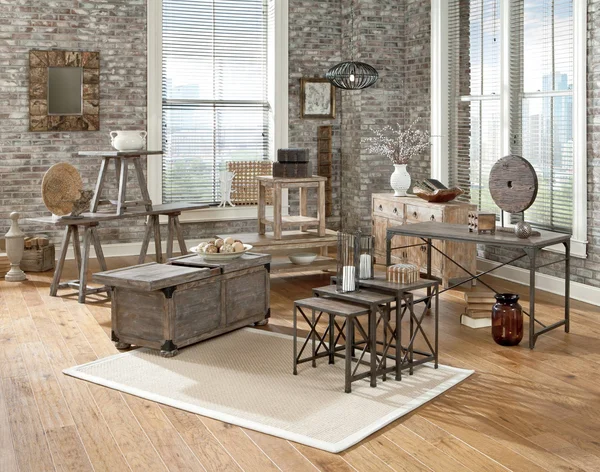 Ashley Vennilux Console Table - Brown