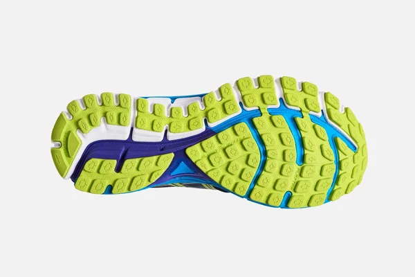 Brooks Women's Adrenaline GTS 17 Running Shoes Black - Hawaiian Ocean, Lime Punch 6.5, B