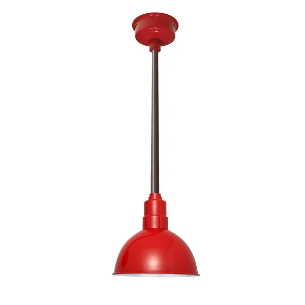 Cocoweb Blackspot 1 Light LED Cone Pendant Finish: Cherry Red/Mahogany Bronze - Size: 48x22 H x 12x22 W x 12x22 D