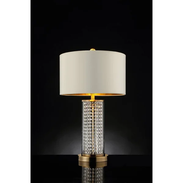 Ore International 28.75x22 in Pluviam Crystal Table Lamp