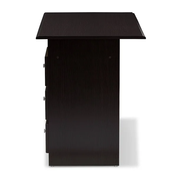 Baxton Studio Carine Modern & Contemporary Wenge Brown Finished Desk