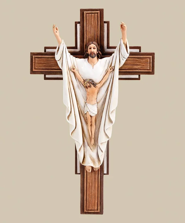 He Is Risen Crucifix