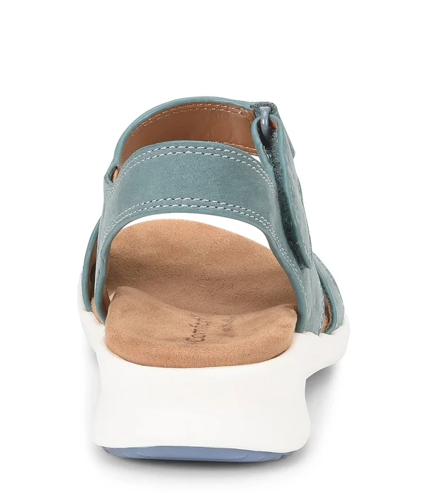 Comfortiva Tippa Womens Sandals CT012907, Teal, Size 7.5 W