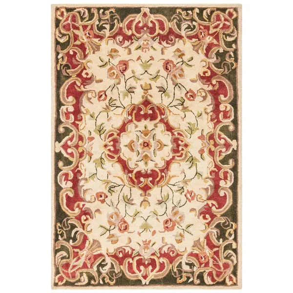 Safavieh 4& x 6& Classic CL234A Rust - Green Rug