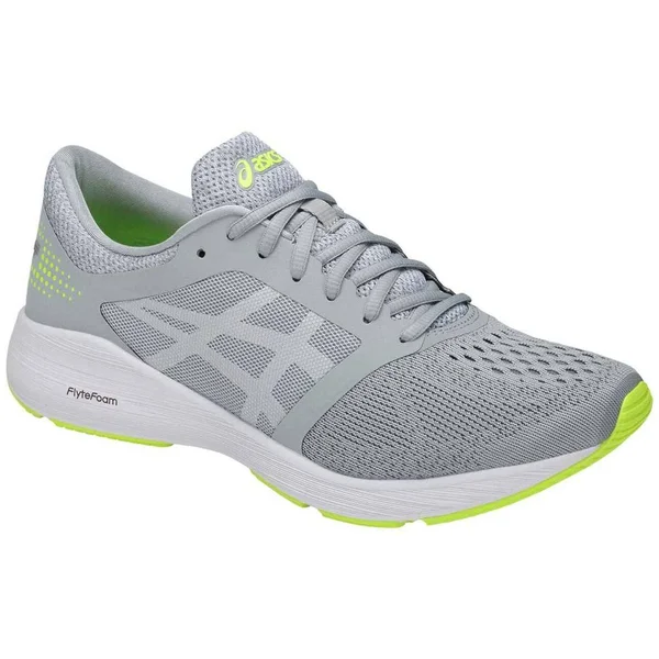 Asics Roadhawk FF (Men's) Mid Grey/White/Safety Yellow, 8.5